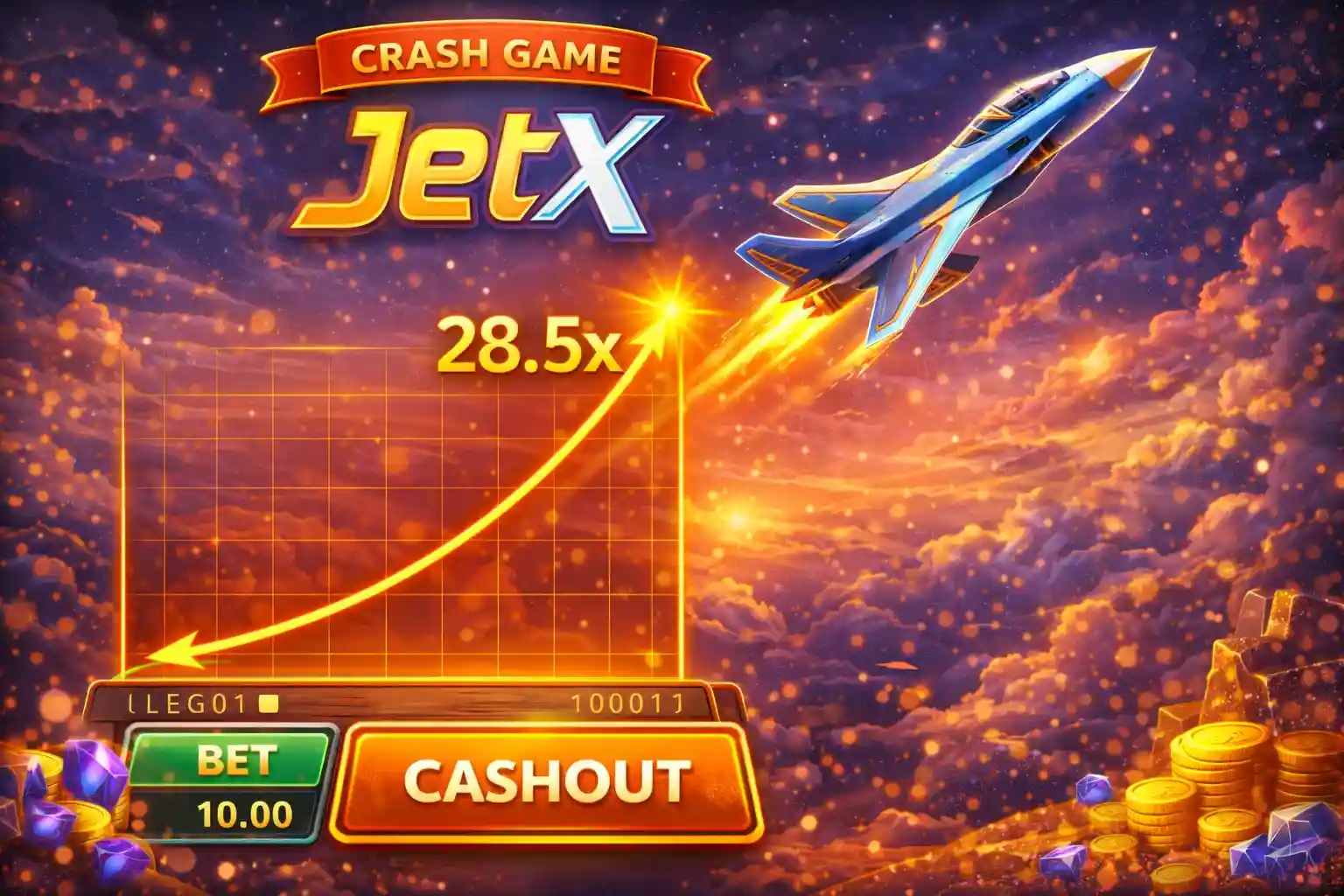 Classic red biplane ascending with high multiplier in Aviator crash casino game