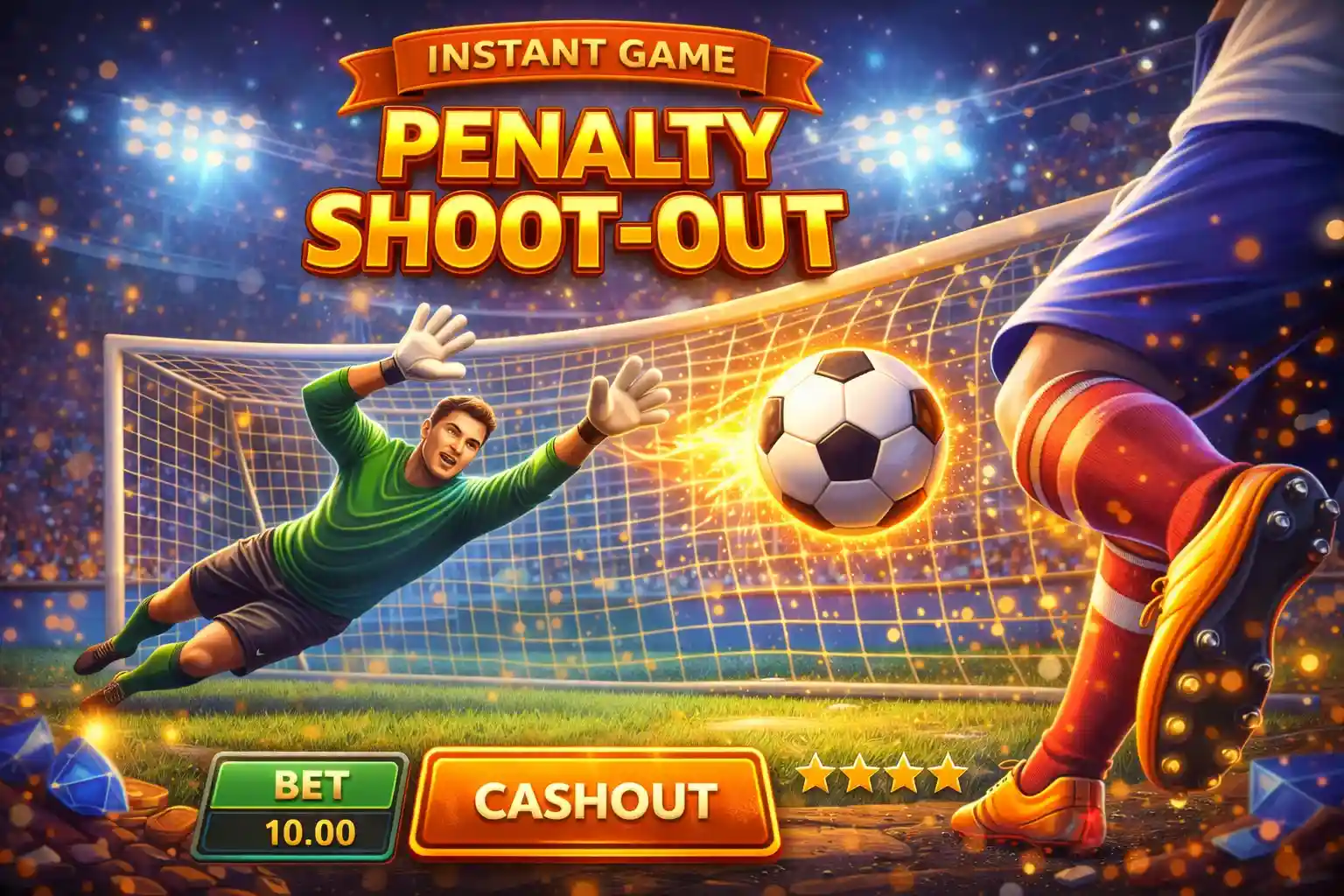 Powerful Zeus god with lightning and massive multiplier in crash-style game